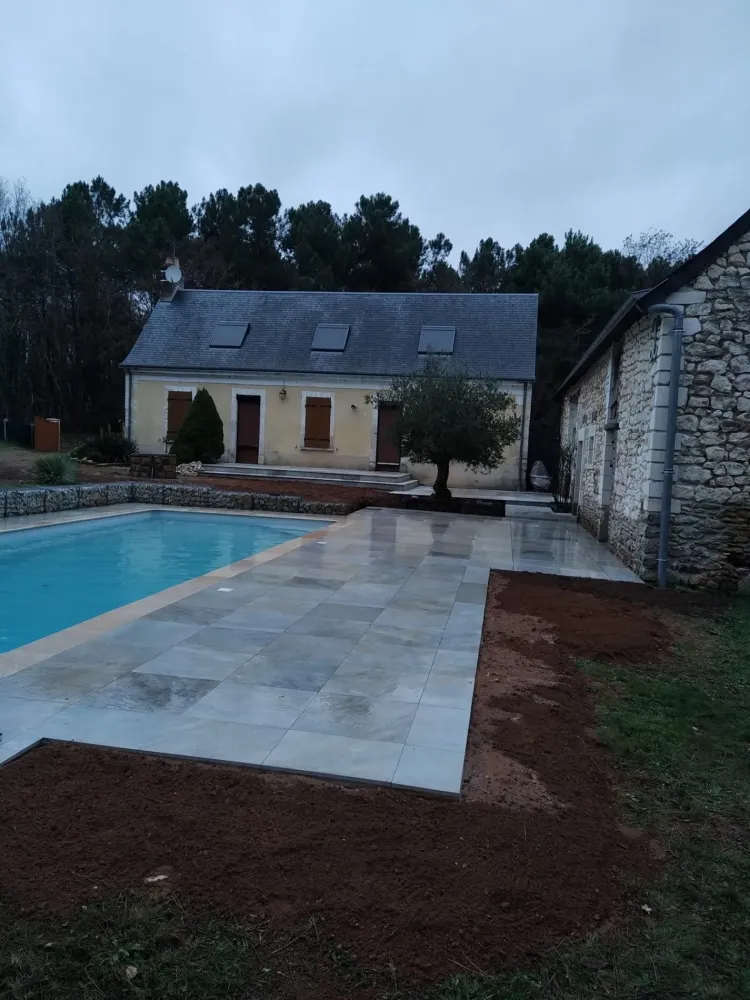 Piscine terrasses